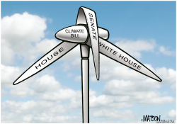 CLIMATE BILL DOLDRUMS- by R.J. Matson