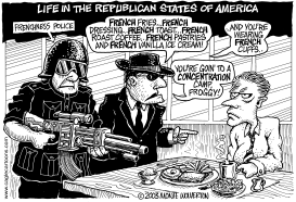 FRENCHNESS POLICE by Monte Wolverton