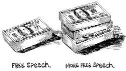 FREE SPEECH by Daryl Cagle