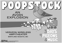 LOCAL MO-PIGEON POOP CANCELS CONCERT by R.J. Matson