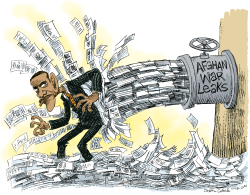 AFGHAN WAR LEAKS AND OBAMA  by Daryl Cagle