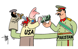 USA AND PAKISTAN AND TALIBAN by Arend Van Dam