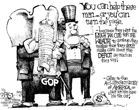 TAX CUTS FOR THE WEALTHY by John Darkow