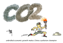 CHINA GROWTH AND POLLUTION by Arend Van Dam