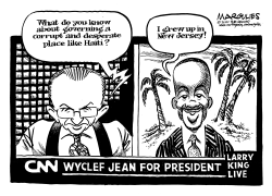 WYCLEF JEAN FOR PRESIDENT OF HAITI by Jimmy Margulies