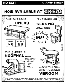 NEW IKEA PRODUCTS by Andy Singer