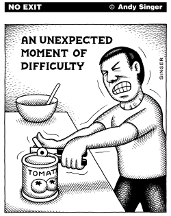 MOMENTS OF DIFFICULTY by Andy Singer