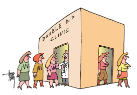 DOUBLE DIP CLINIC by Arend Van Dam