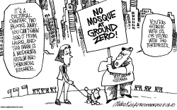GROUND ZERO MOSQUE by Mike Keefe