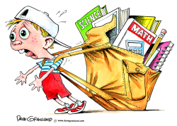 HOMEWORK LOADS AND BACKPACKS by Dave Granlund