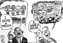 BECK HAS A DREAM by Pat Bagley