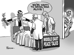 MIDEAST PEACE TALKS by Paresh Nath