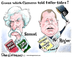 CLEMENS AND TALL TALES by Dave Granlund