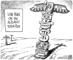 NY STATE TAXING NATIVE AMERICANS by Adam Zyglis