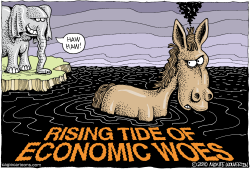 RECESSION- PLAGUED DEMS  by Monte Wolverton