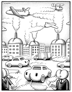 ASS GAS WORLD by Andy Singer