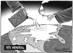 9/11 MEMORIAL by Bob Englehart