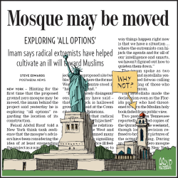 MOSQUE MAY BE MOVED  by Terry Mosher