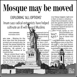 MOSQUE MAY BE MOVED by Terry Mosher