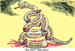 TEA PARTY RED MEAT  by Pat Bagley