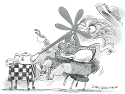 TEA PARTY AND REPUBLICANS by Daryl Cagle
