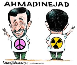 TWO SIDES OF AHMADINEJAD by Dave Granlund