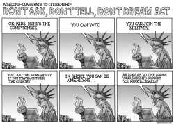 DONT ASK DONT TELL DONT DREAM ACT by R.J. Matson
