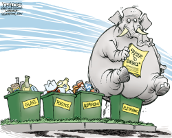 RECYCLED GOP PROMISES  by John Cole