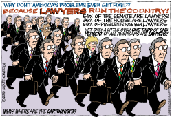 LAWYERS RUN THE COUNTRY  by Monte Wolverton