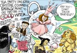 GOOD WITCH ODONNELL  by Pat Bagley