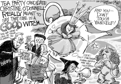 GOOD WITCH ODONNELL by Pat Bagley