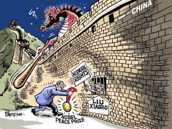NOBEL PEACE PRIZE FOR LIU  by Paresh Nath