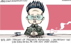 NORTH KOREAN SUCCESSION  by Mike Keefe
