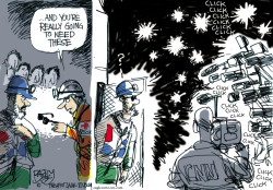 CHILE MINE RESCUE  by Pat Bagley