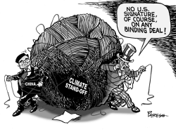 CLIMATE STAND-OFF by Paresh Nath