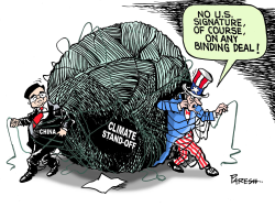 CLIMATE STAND-OFF  by Paresh Nath