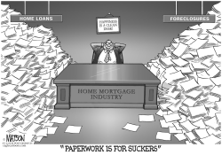 SLOPPY MORTGAGE FORECLOSURE PAPERWORK by R.J. Matson