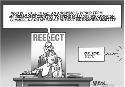 ANONYMOUS CAMPAIGN DONORS by RJ Matson