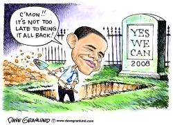 OBAMA AND SPIRIT OF 2008 by Dave Granlund