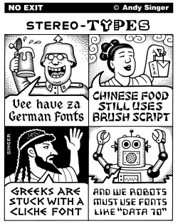 STEREO-TYPES by Andy Singer
