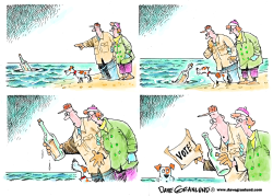 2010 MESSAGE IN A BOTTLE  by Dave Granlund
