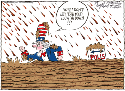 VOTE TODAY by Bob Englehart