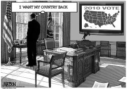 PRESIDENT OBAMA WANTS HIS COUNTRY BACK by R.J. Matson