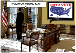 PRESIDENT OBAMA WANTS HIS COUNTRY BACK- by R.J. Matson