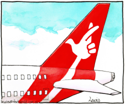 QANTAS ASKS DO I FEEL LUCKY by Peter Lewis
