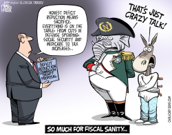 FISCAL INSANITY  by Jeff Parker