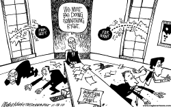 BIPARTISAN DEFICIT COMMISSION by Mike Keefe