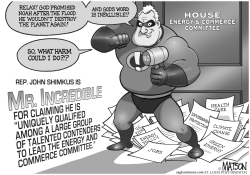 LOCAL IL- CONGRESSMAN SHIMKUS IS MR INCREDIBLE by R.J. Matson