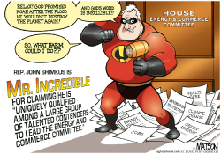 LOCAL IL- CONGRESSMAN SHIMKUS IS MR. INCREDIBLE-COLR by R.J. Matson