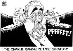 THE DEFENSE OF CHARLIE RANGEL, B/W by Randy Bish